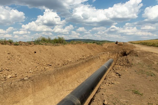 Gas Line Trenching in Lebanon