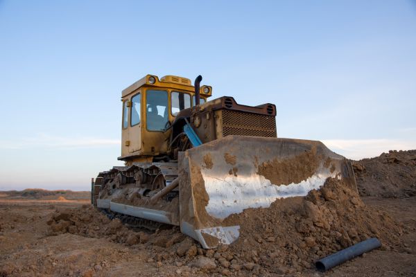 Bulldozer Land Grading in Lebanon