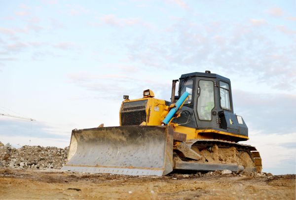 Bulldozer Land Excavation in Lebanon